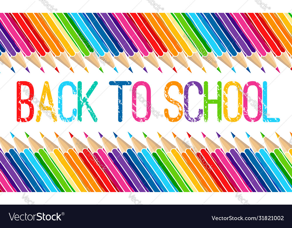 Back to school greetings Royalty Free Vector Image