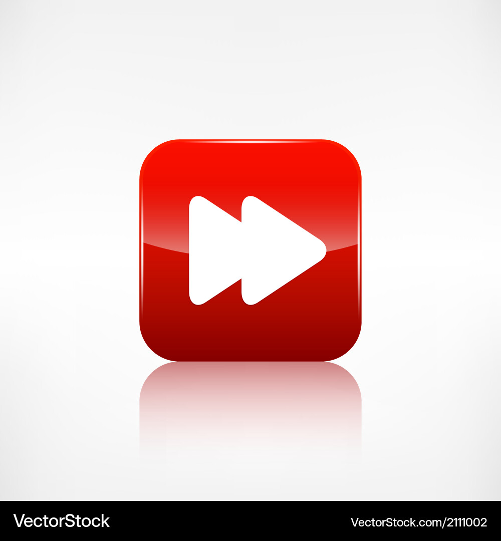Forward Or Skip Icon Media Player Royalty Free Vector Image