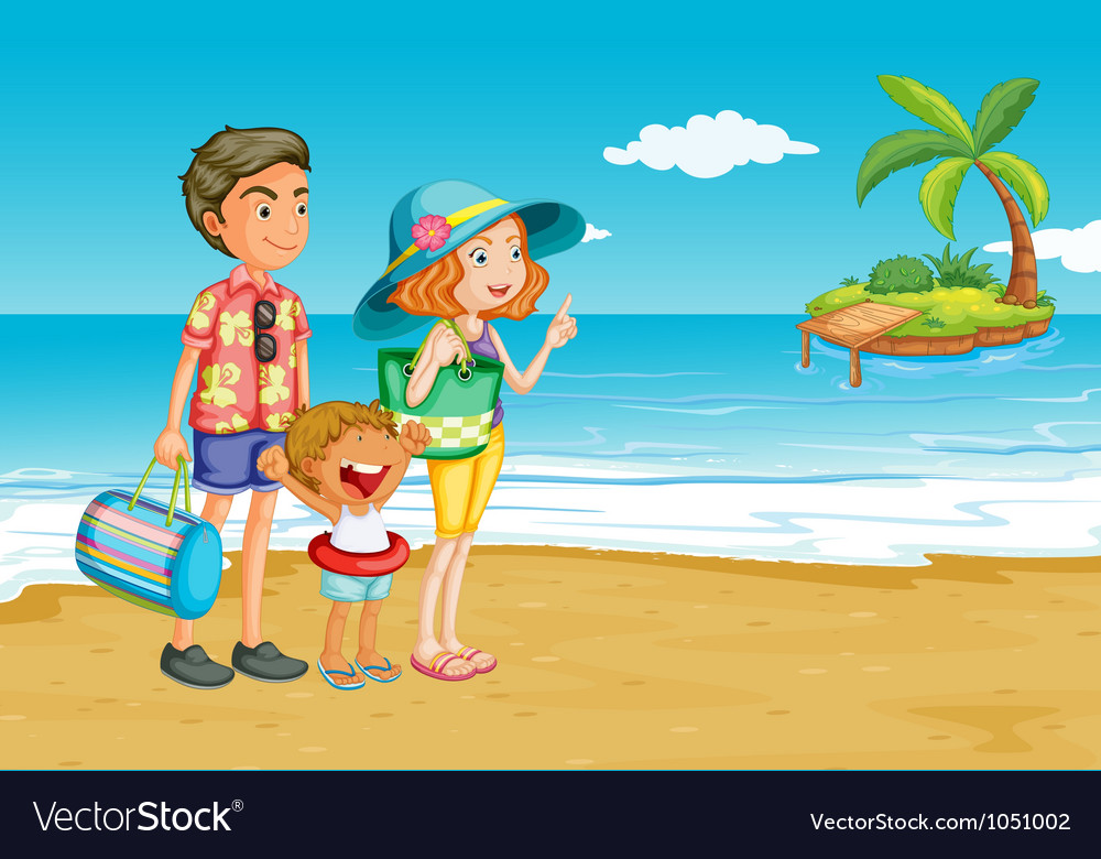 Having a picnic Royalty Free Vector Image - VectorStock