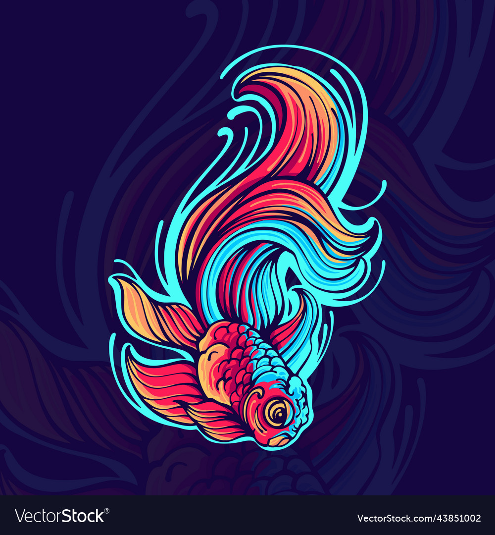 Koi fish Royalty Free Vector Image - VectorStock