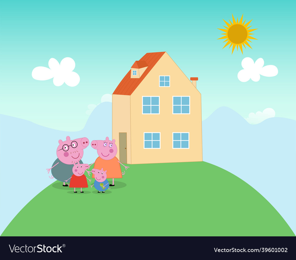 Peppa pig Royalty Free Vector Image - VectorStock