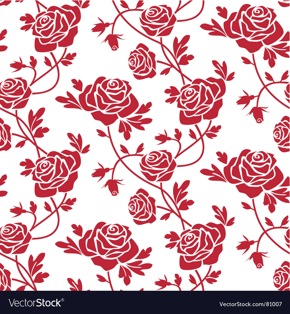 Download Roses seamless pattern Royalty Free Vector Image