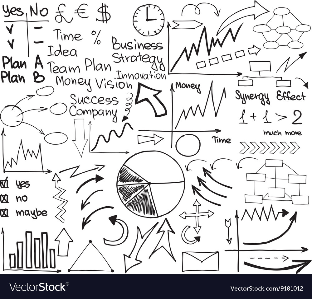 Business material set Royalty Free Vector Image