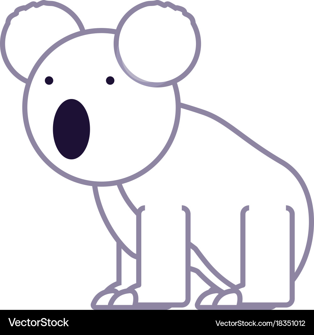 Koala bear Royalty Free Vector Image - VectorStock