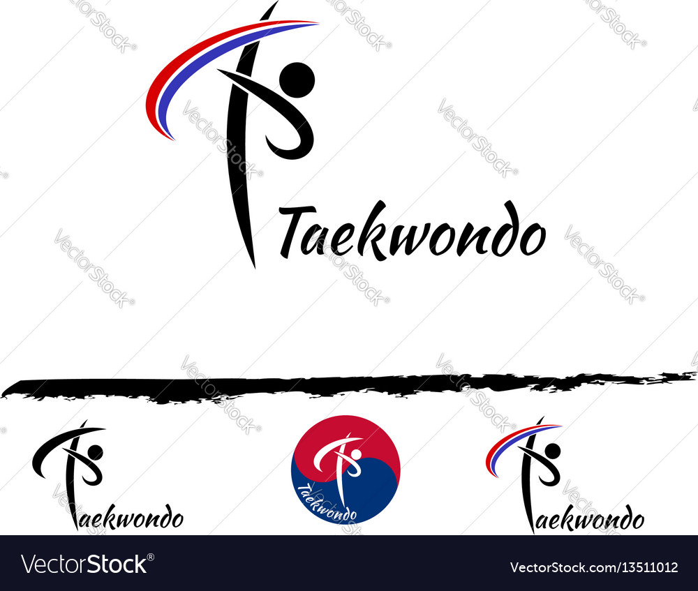 Set taekwondo logo