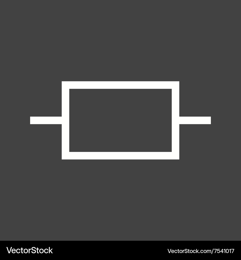 Resistor I Royalty Free Vector Image - VectorStock