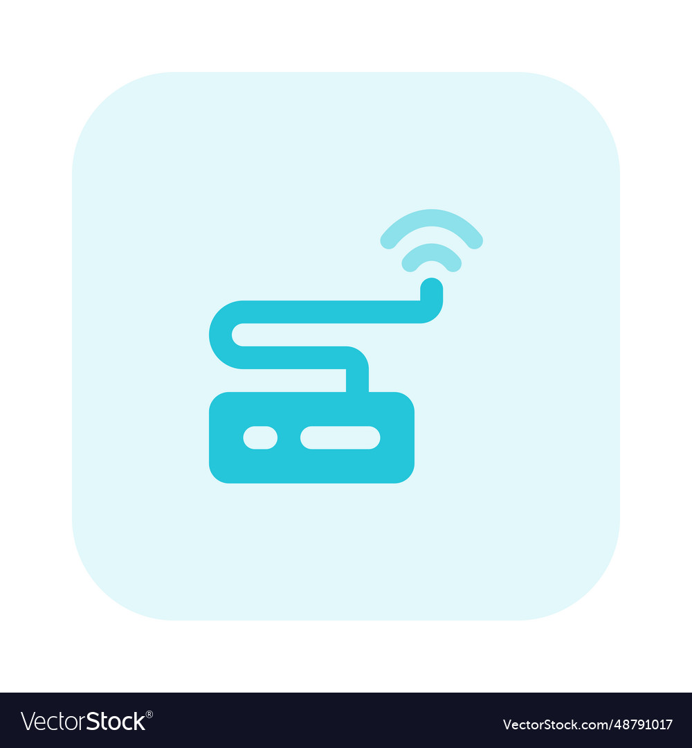 Wireless Usb Hub Used To Connect Devices Vector Image 