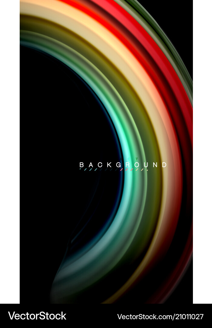 Fluid Mixing Colors Wave Abstract Royalty Free Vector Image