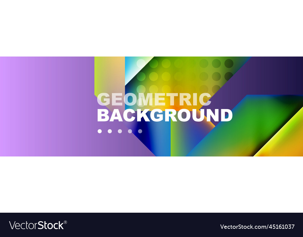 Abstract background with geometric elements Vector Image