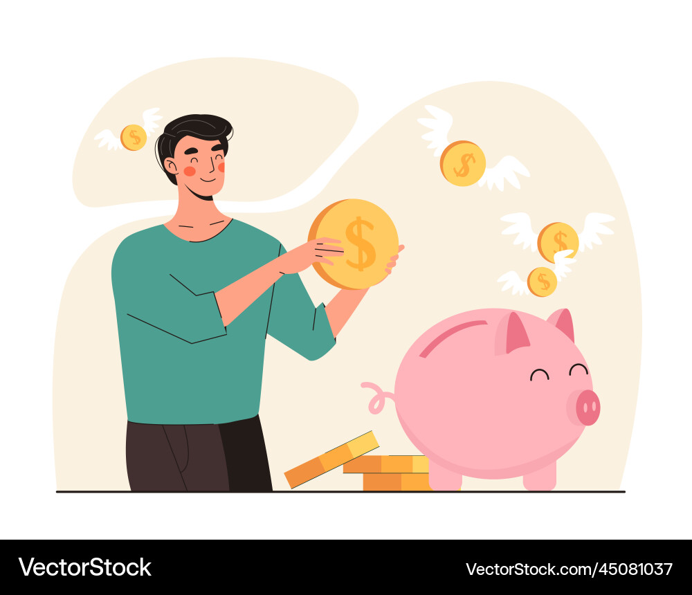 Finance planning concept Royalty Free Vector Image