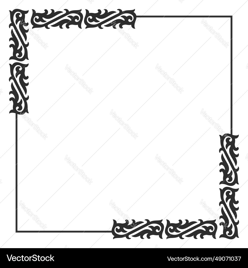 Indonesian batik heritage element design Vector Image
