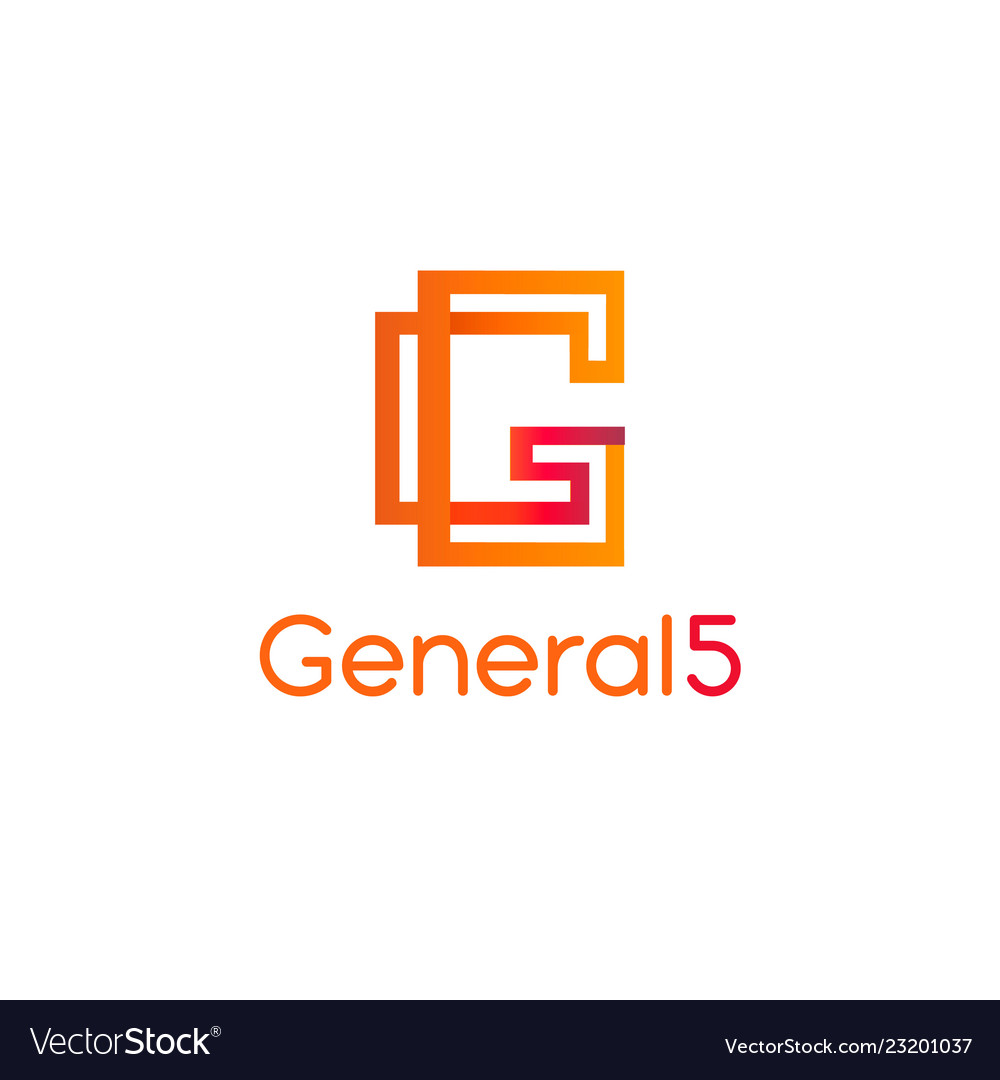Letter g logoabstract g logo design vector image Letter g logoabstract g logo design