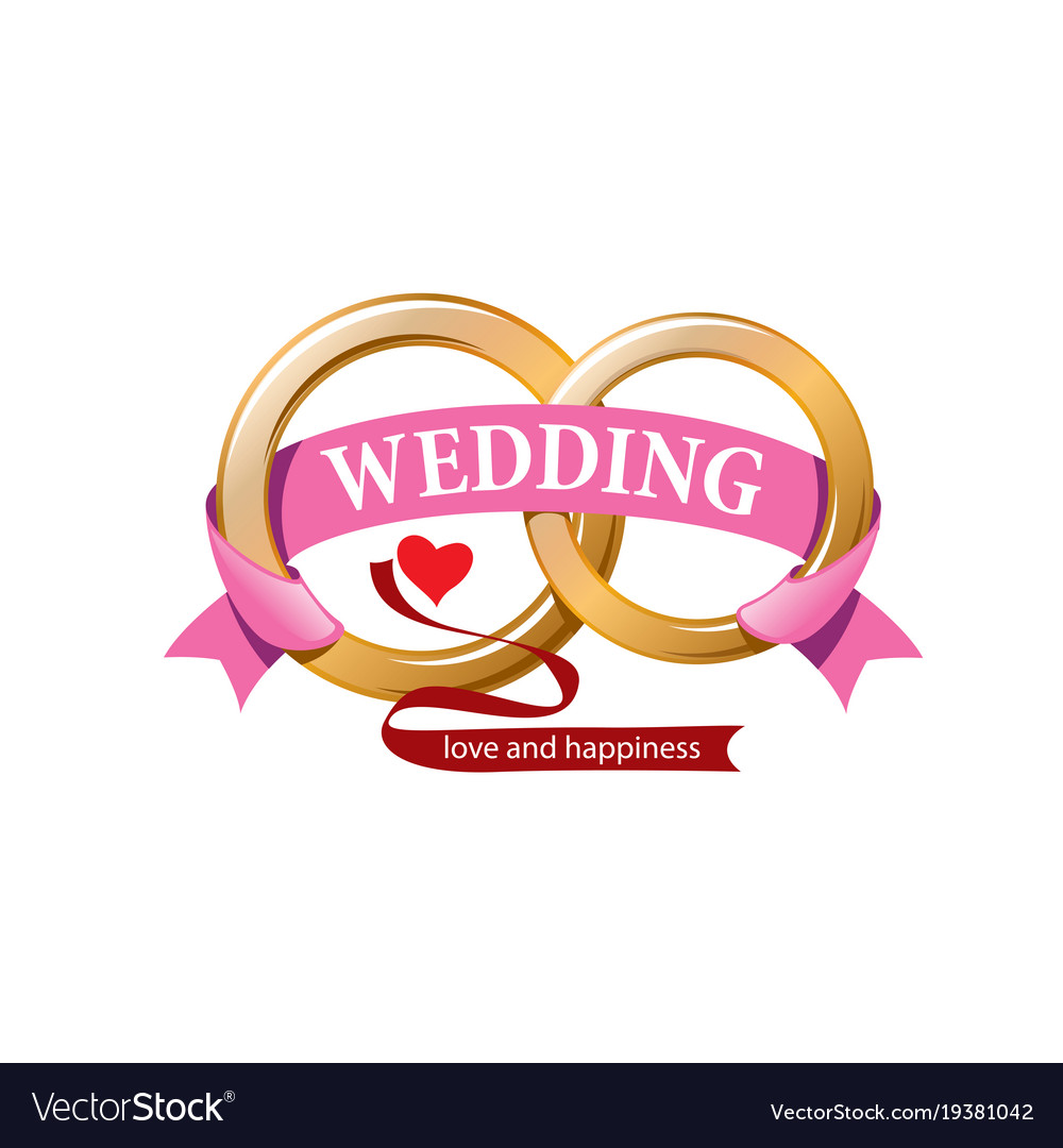 Logo wedding Royalty Free Vector Image - VectorStock