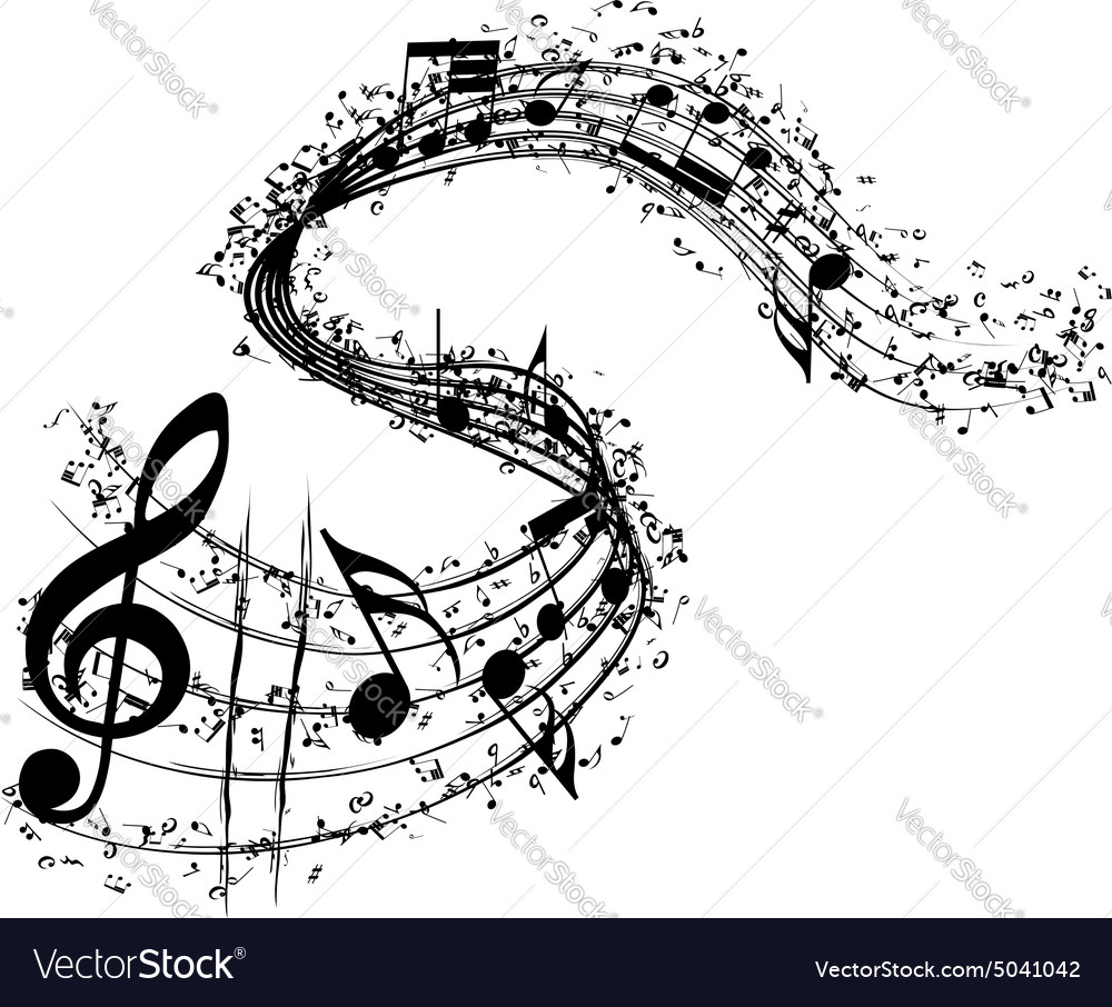 Musical background Royalty Free Vector Image - VectorStock