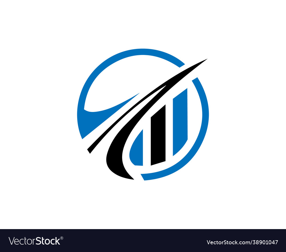 Accounting and business finance logo Royalty Free Vector