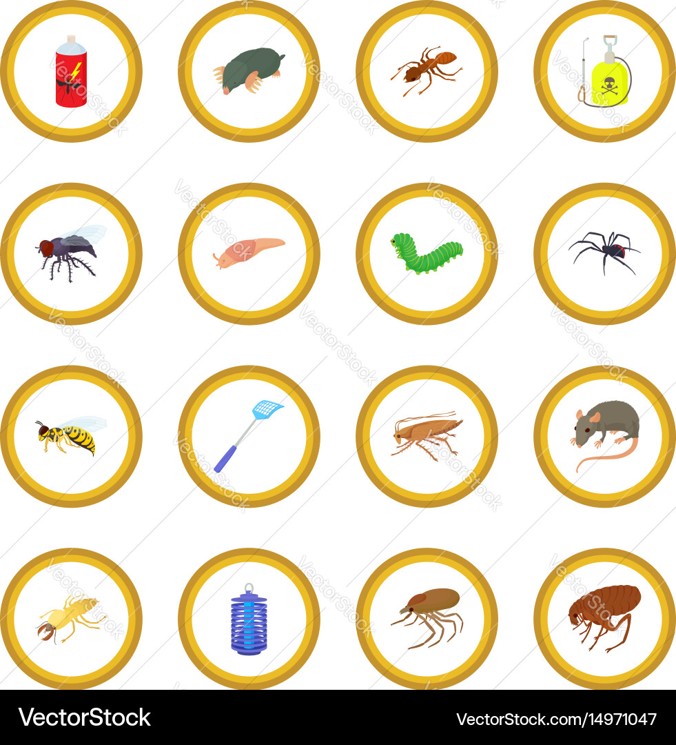 Insect icon circle Royalty Free Vector Image - VectorStock