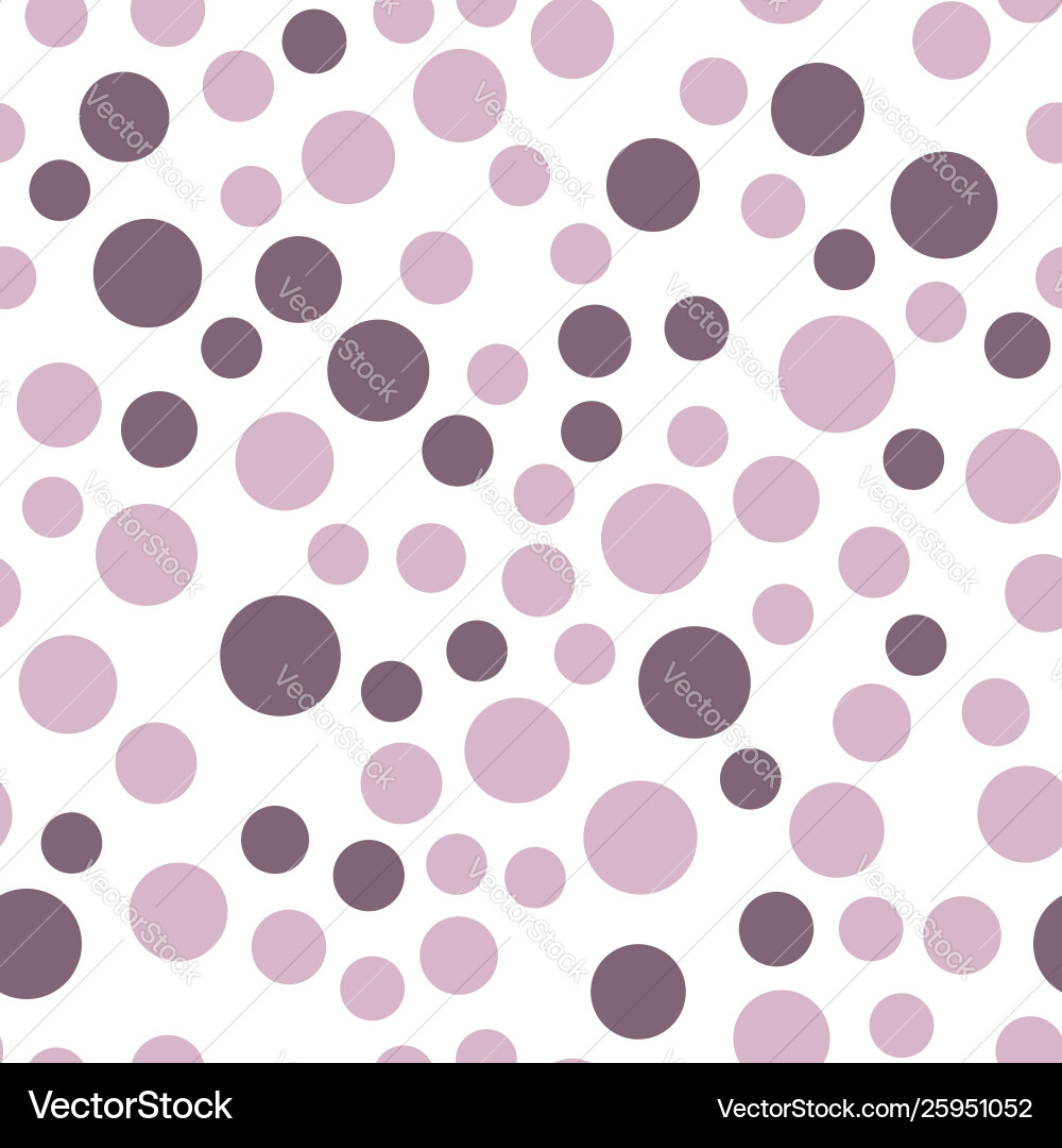 Abstract simple circles seamless pattern Vector Image