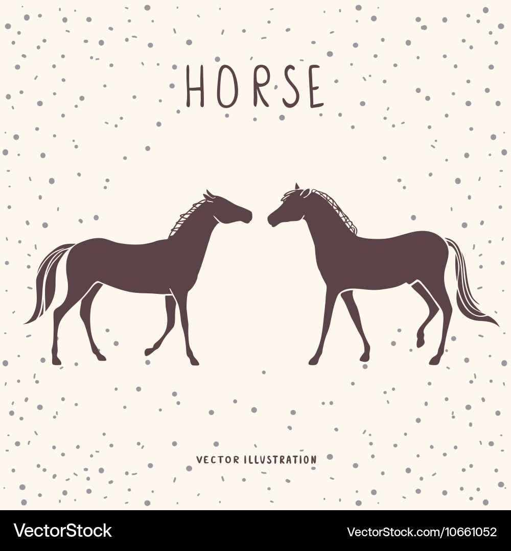 Two Horses Images Stock Photos Vectors Shutterstock