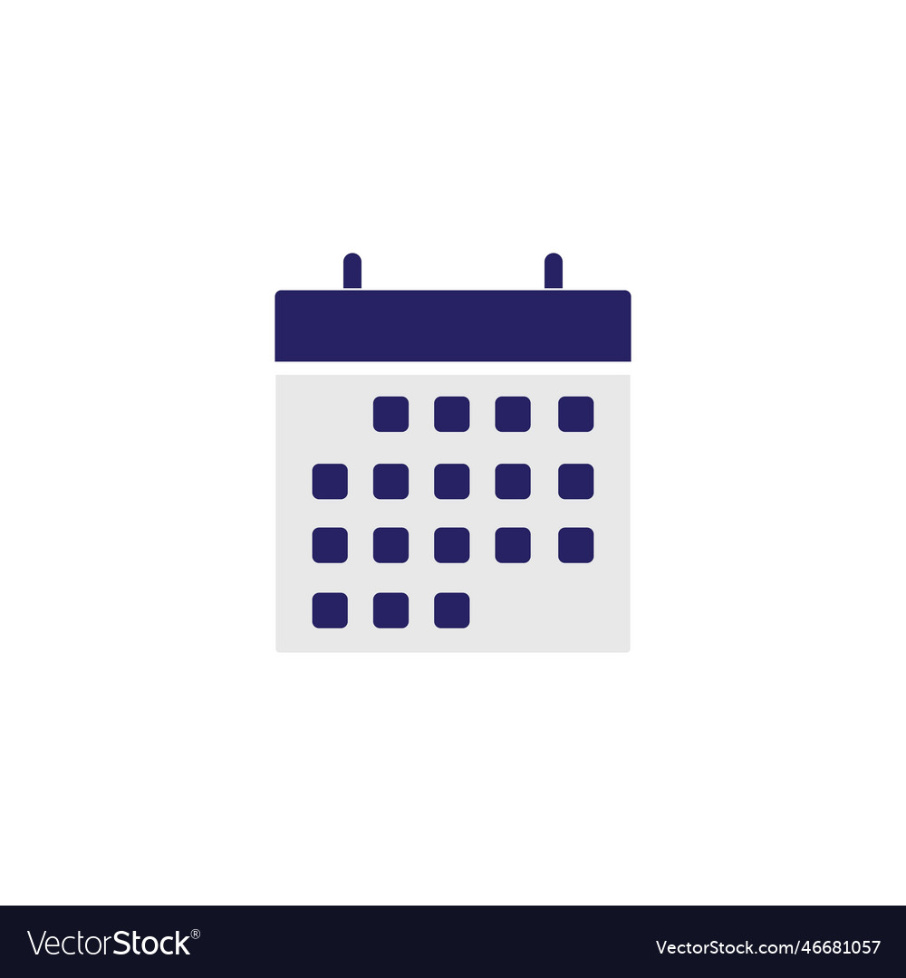 Calendar logo Royalty Free Vector Image - VectorStock