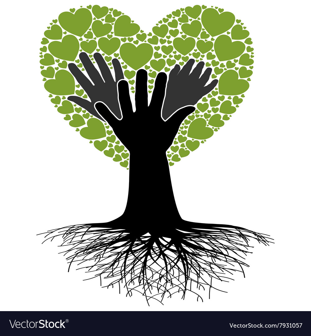 Family Tree-Hand Royalty Free Vector Image - VectorStock