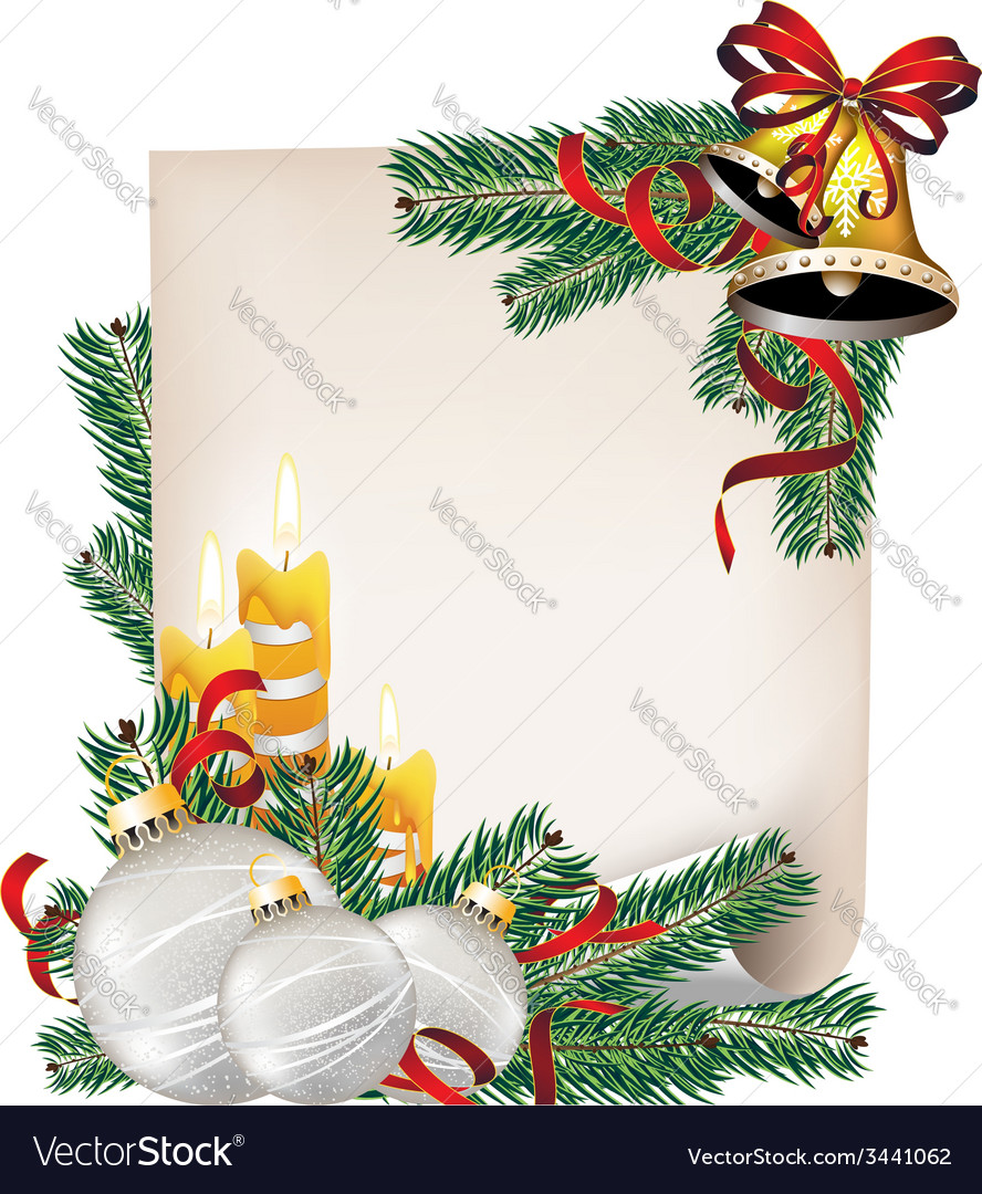 Christmas announcement Royalty Free Vector Image