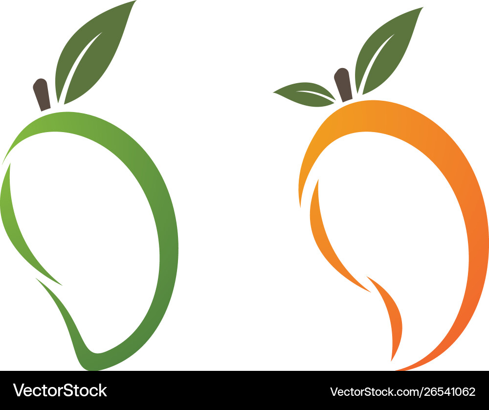 Mango logo Royalty Free Vector Image - VectorStock