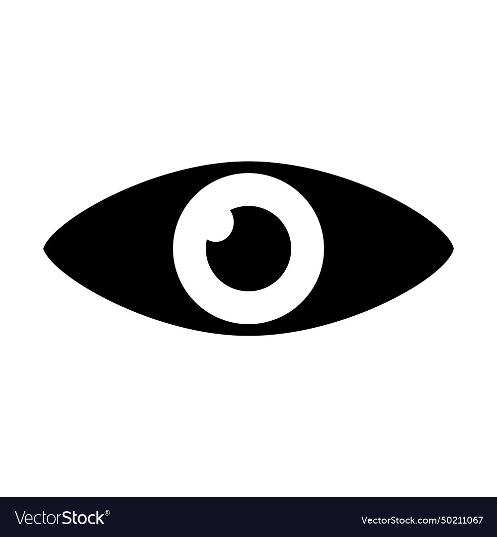 Eye icon Royalty Free Vector Image - VectorStock