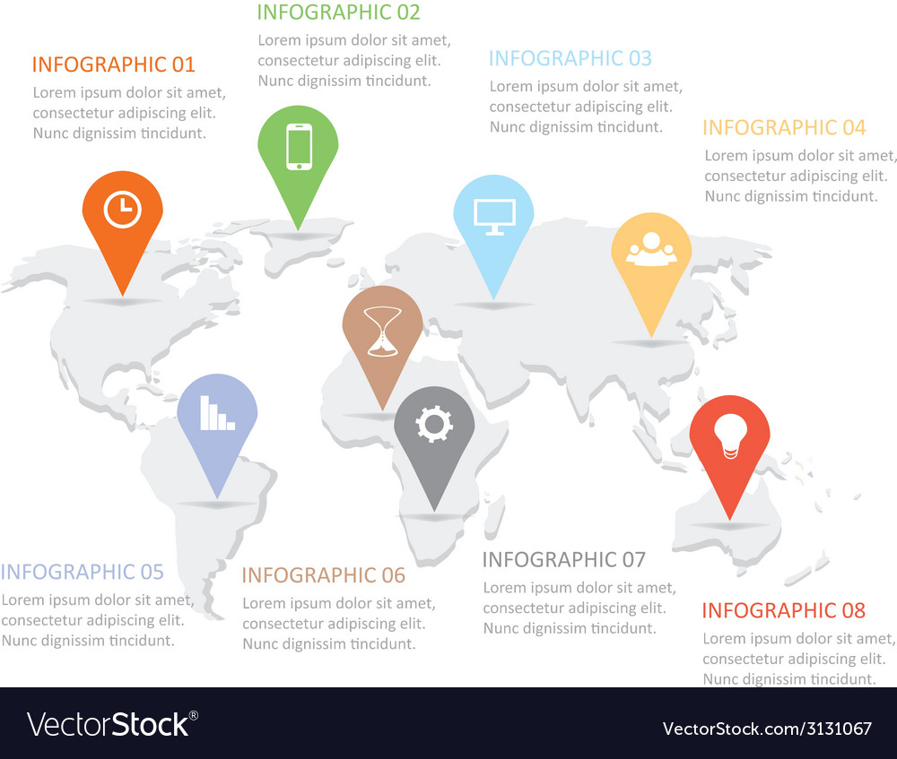 Infographic 54 Royalty Free Vector Image - VectorStock