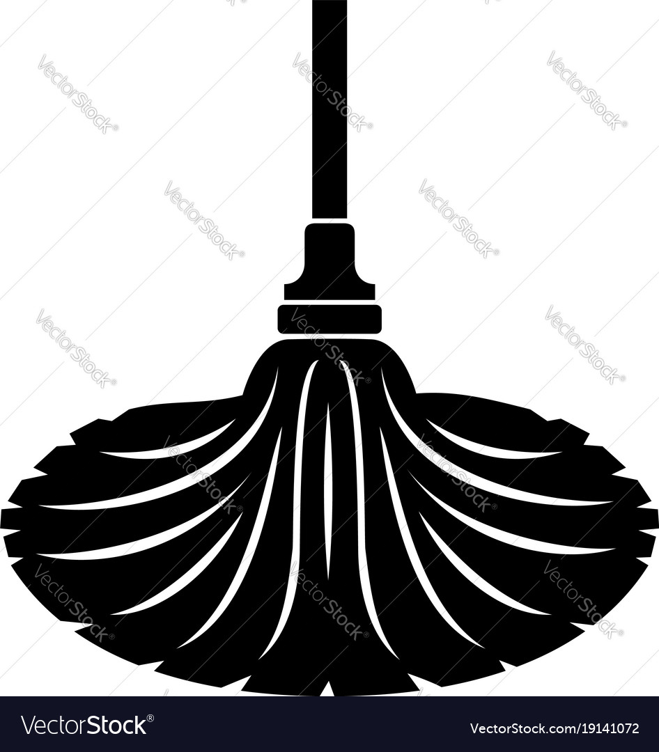 Sweeping icon simple style Royalty Free Vector Image