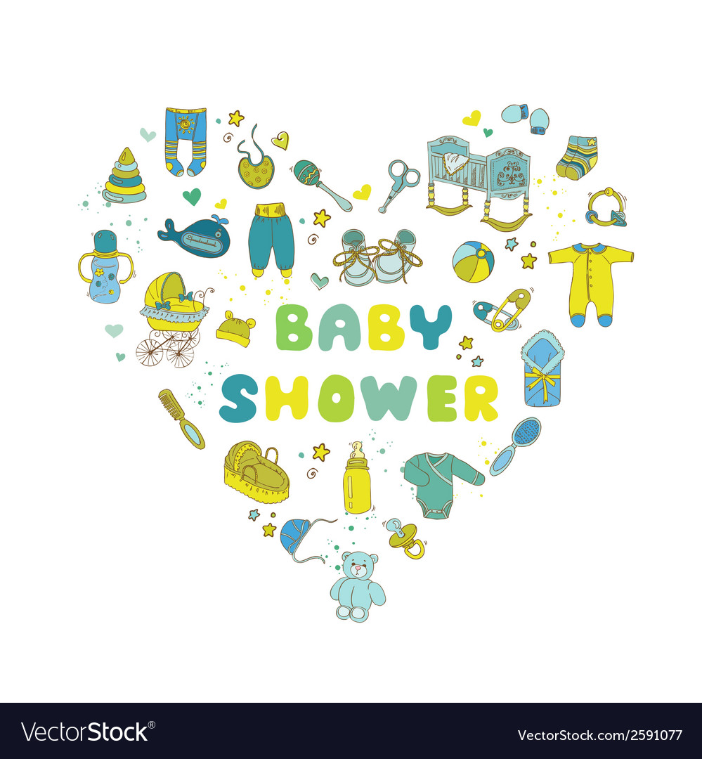 Baby shower or arrival card