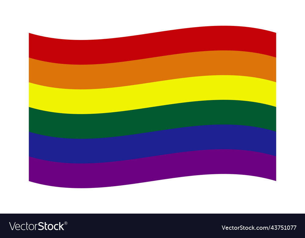 Lgbt flag Royalty Free Vector Image - VectorStock