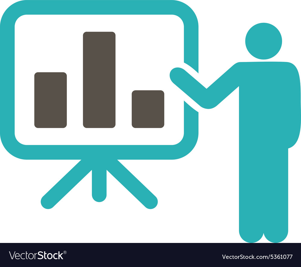 Presentation icon Royalty Free Vector Image - VectorStock