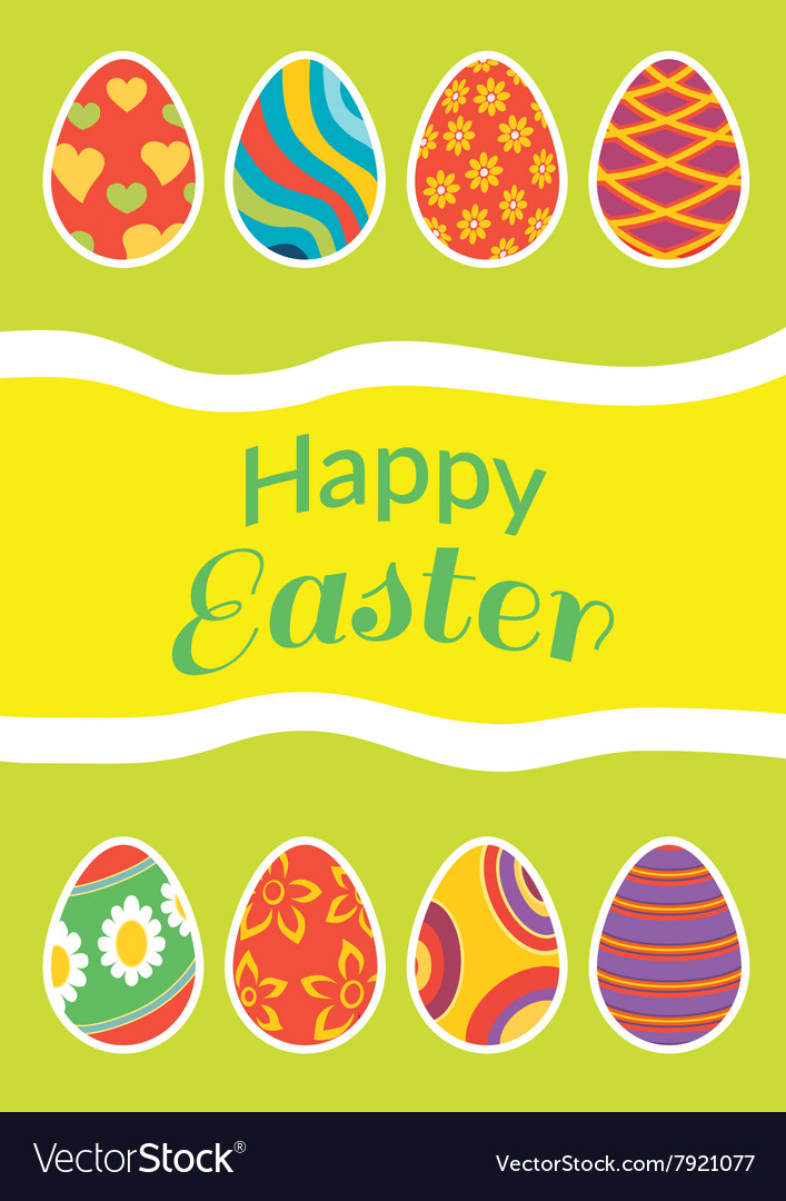 Set Brochure Flyer Layout Easter Royalty Free Vector Image