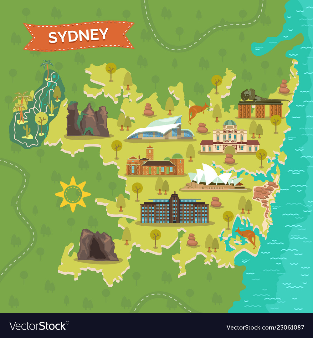 Sydney Sightseeing Map Map Sightseeing Sydney - vrogue.co