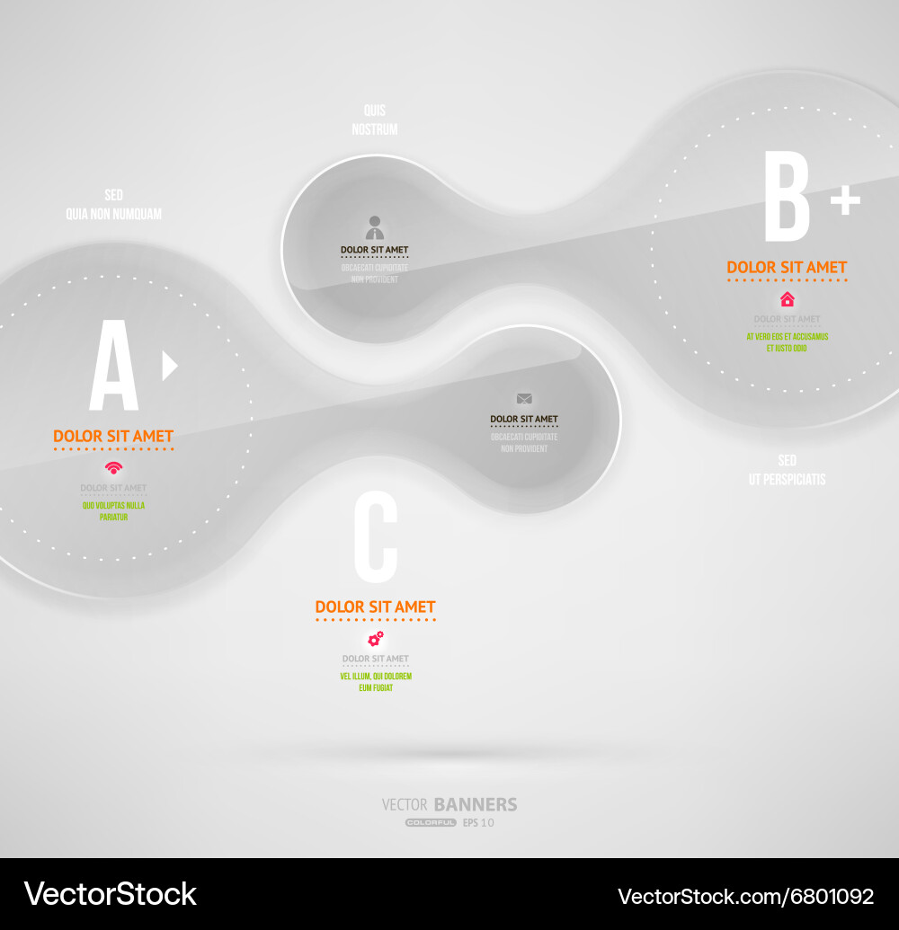 Infographic template Royalty Free Vector Image