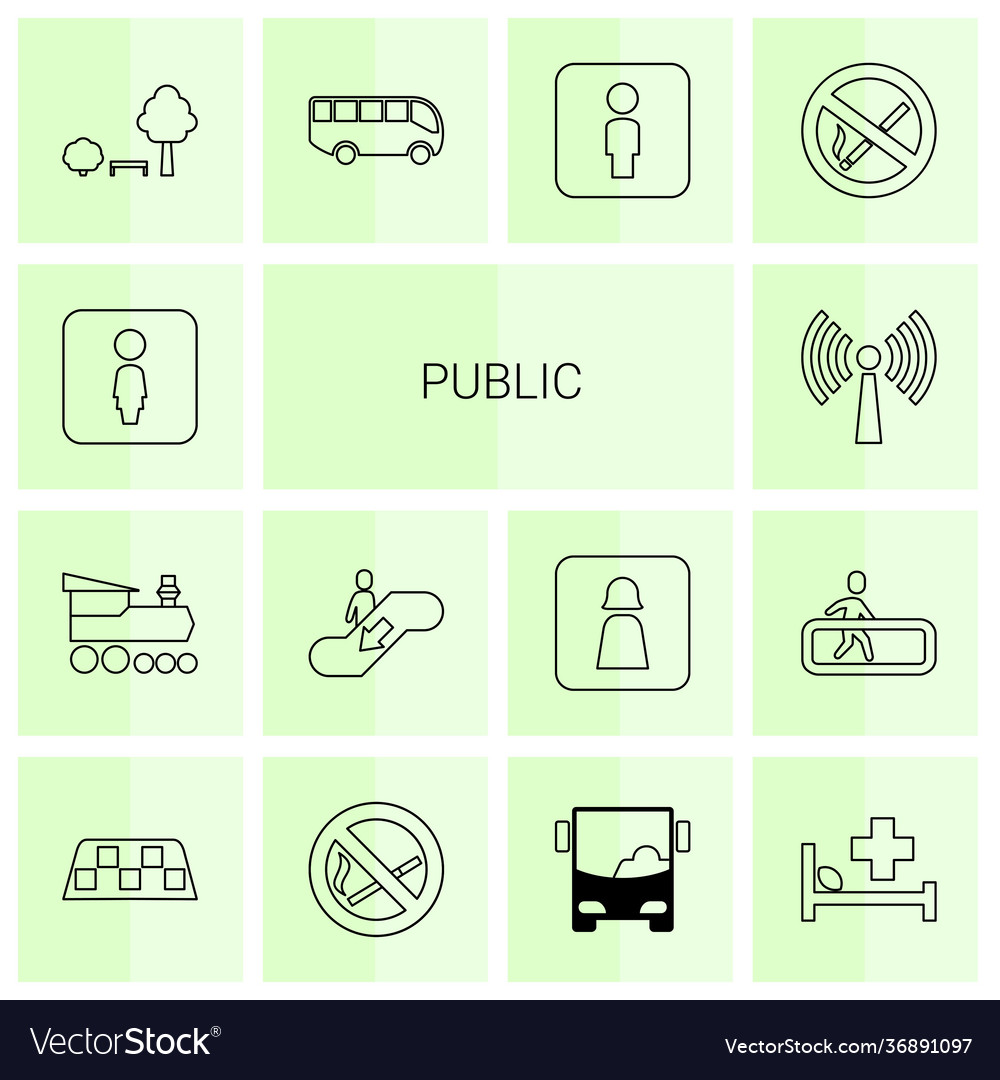 14 public icons