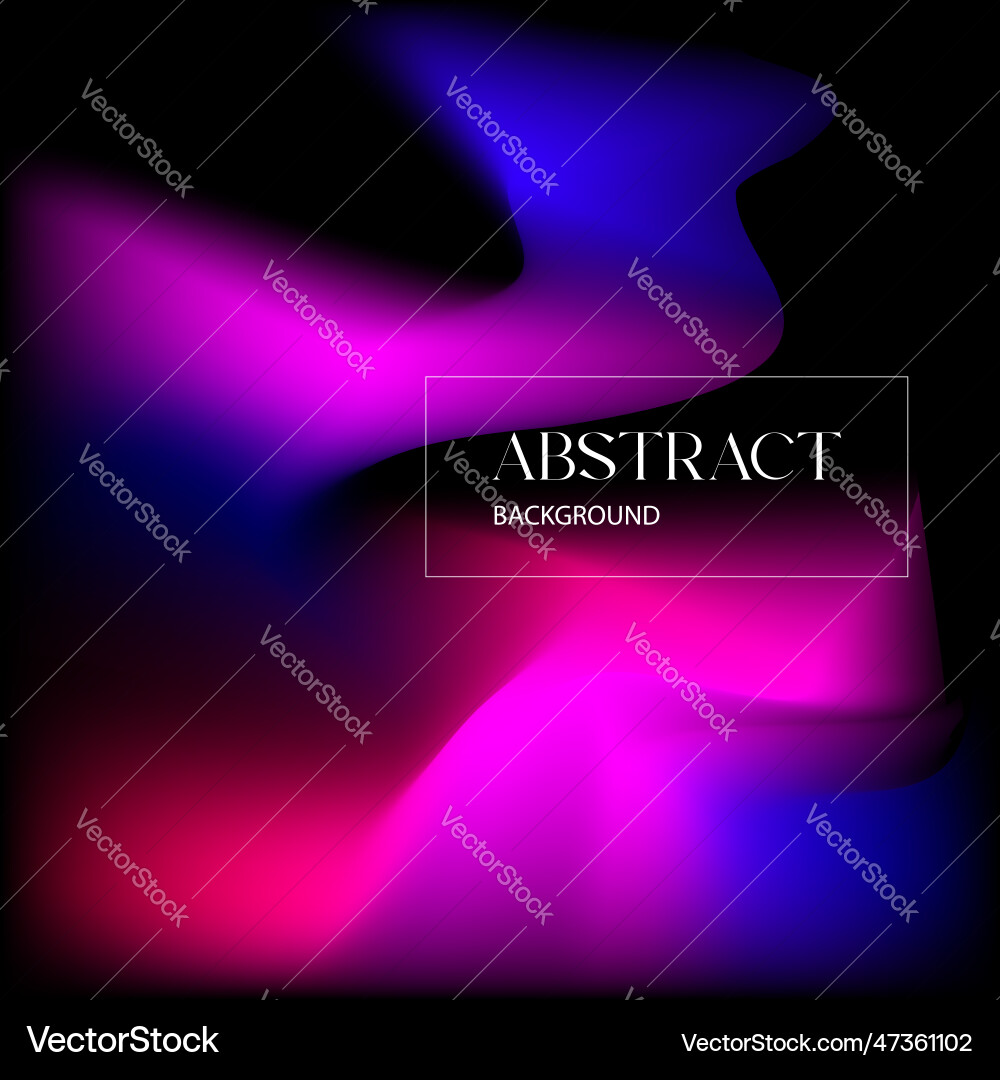 Abstract Background Template Dark Design Neon Blue