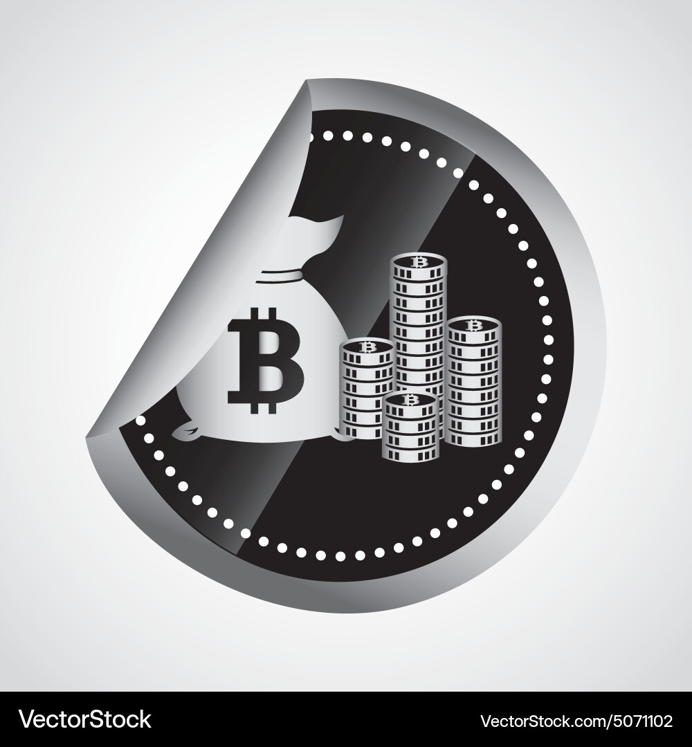 Bit coin Royalty Free Vector Image - VectorStock