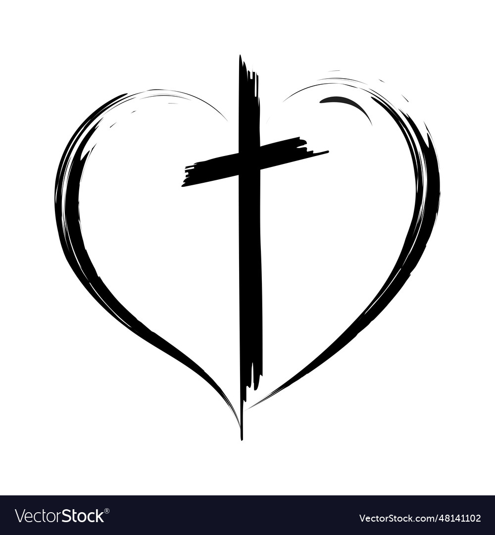 Christian symbol design for print Royalty Free Vector Image