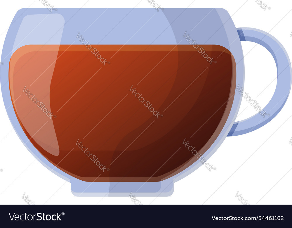 Tea glass cup icon cartoon style Royalty Free Vector Image Tea glass cup icon cartoon style Royalty Free Vector Image