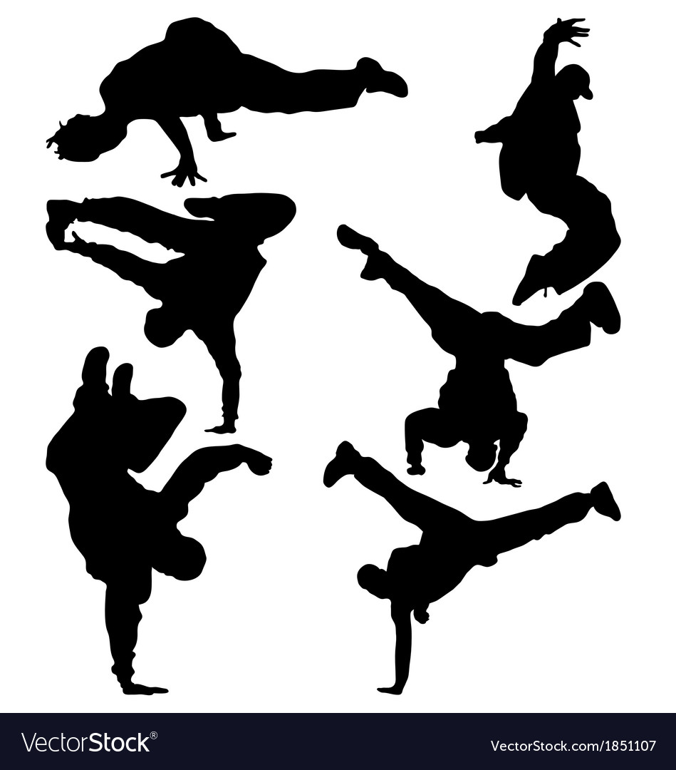 Hip Hop Dancer Royalty Free Vector Image Vectorstock 