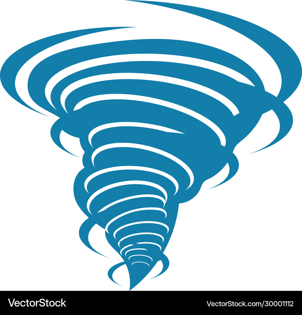 Tornado icon design Royalty Free Vector Image - VectorStock
