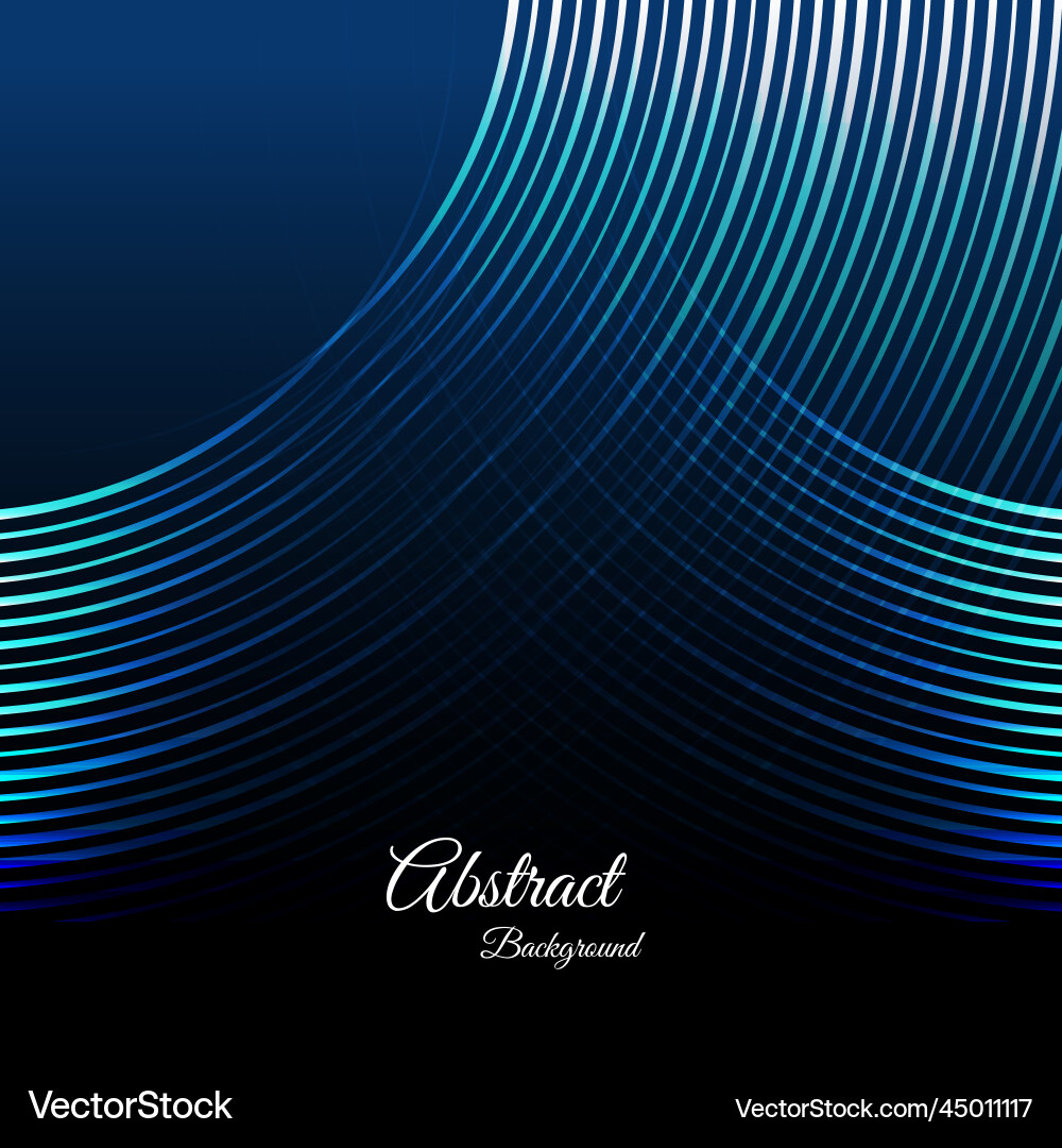 Blue waves abstract background Royalty Free Vector Image