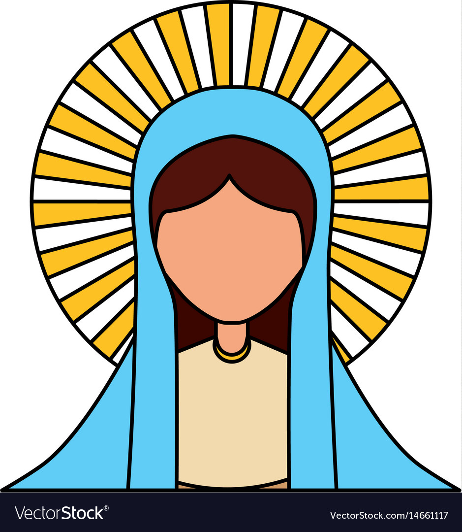 Holy virgin mary icon