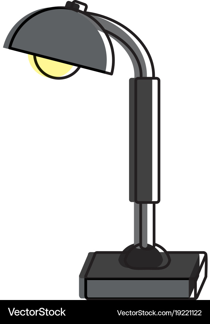 Isolated lamp design Royalty Free Vector Image