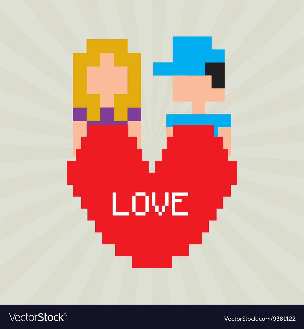 social media pixel design royalty free vector image pixeldesign