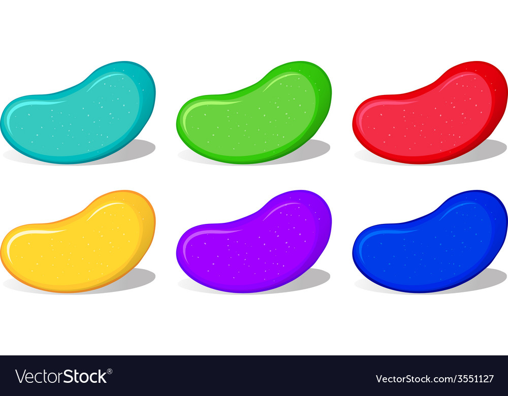 Jellybeans Royalty Free Vector Image - VectorStock