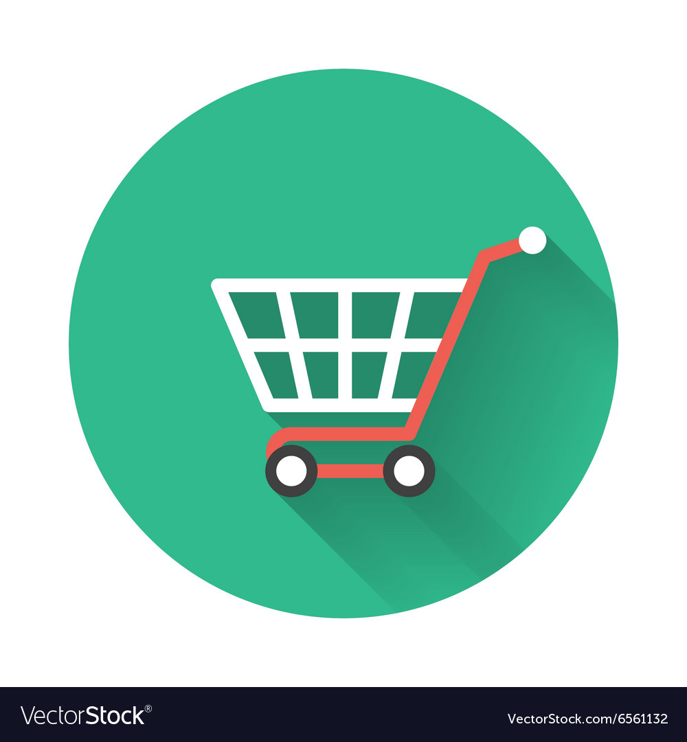 shopping cart icon royalty free vector image vectorstock