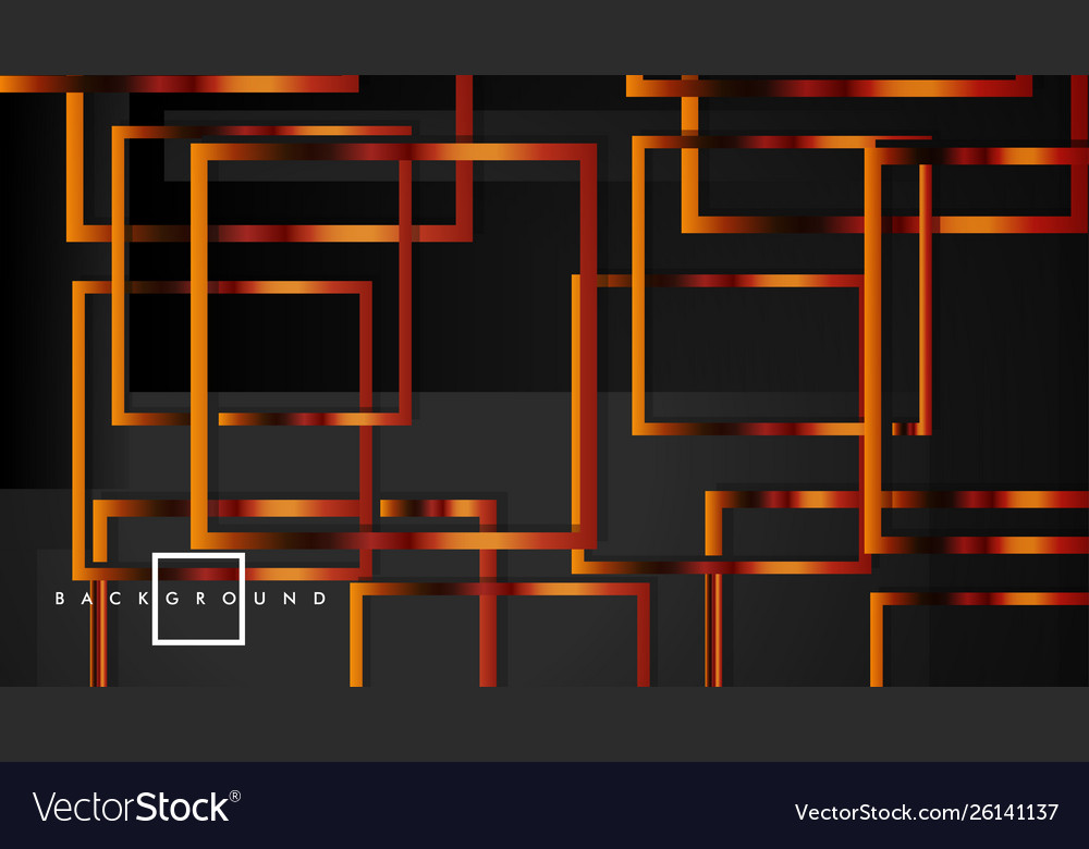 Modern abstract squares backgrounds with a black Vector Image