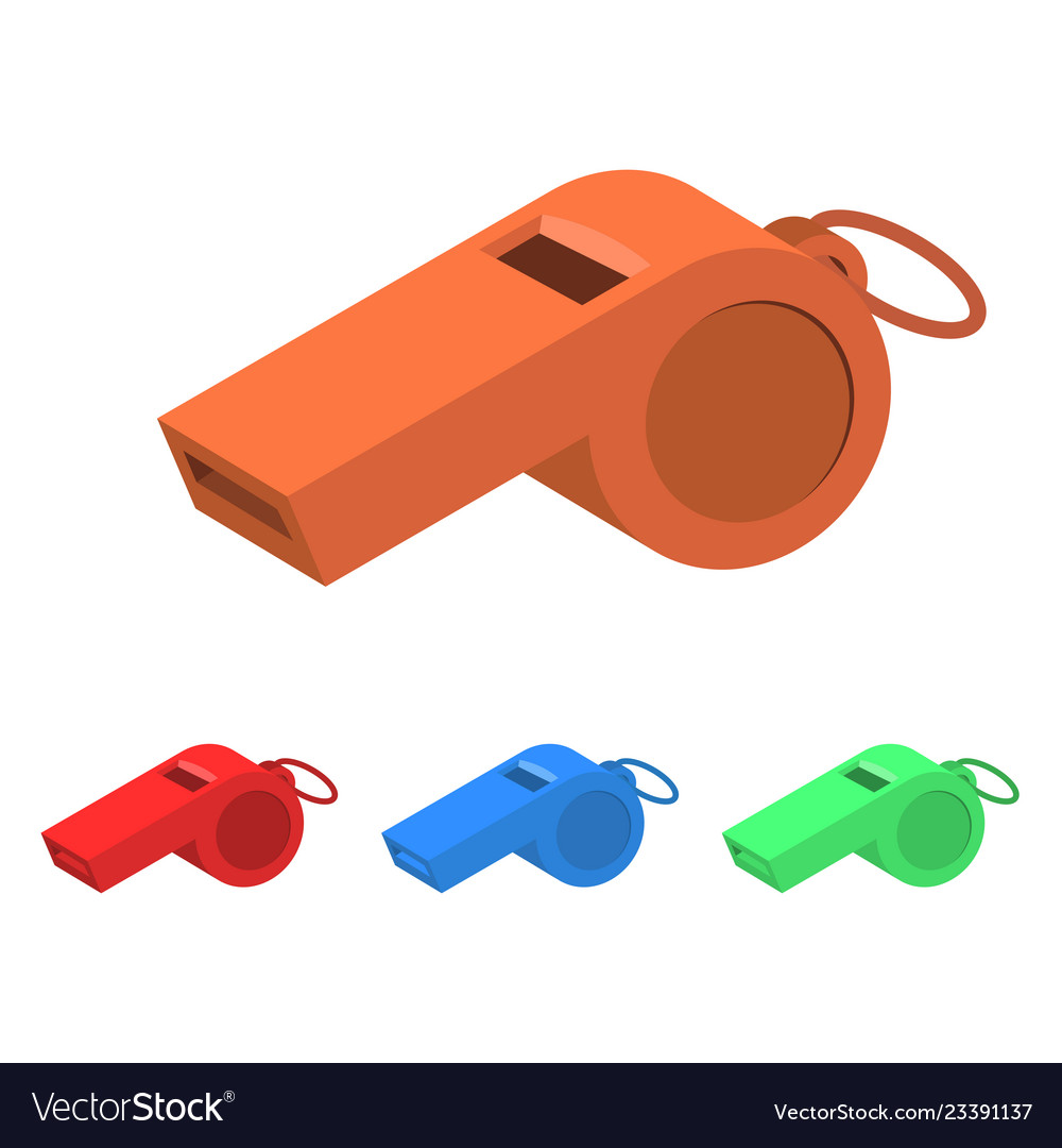 Whistle design Royalty Free Vector Image - VectorStock